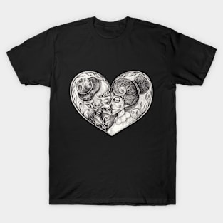 Skeleton lovers. T-Shirt